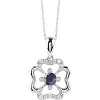 Collana Bliss Donna in Oro bianco Zaffiro 0.25 Ct 20073801 - 20073801